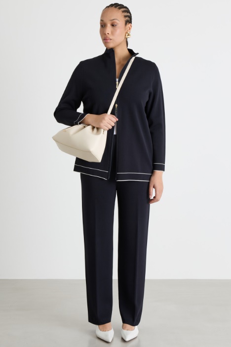 Cardigan con zip Intrend