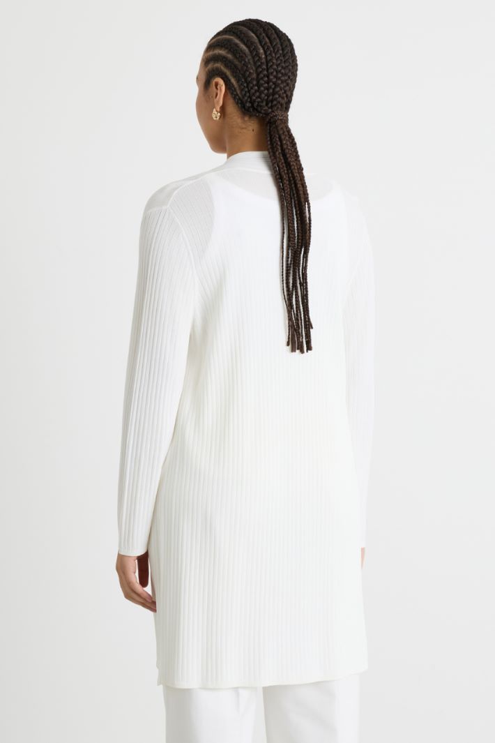 Cardigan open-front a coste Intrend - 4