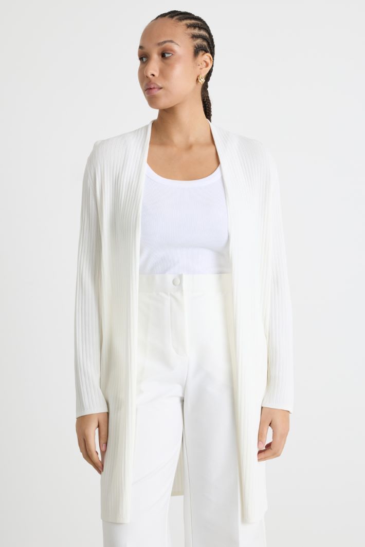 Cardigan open-front a coste Intrend - 2