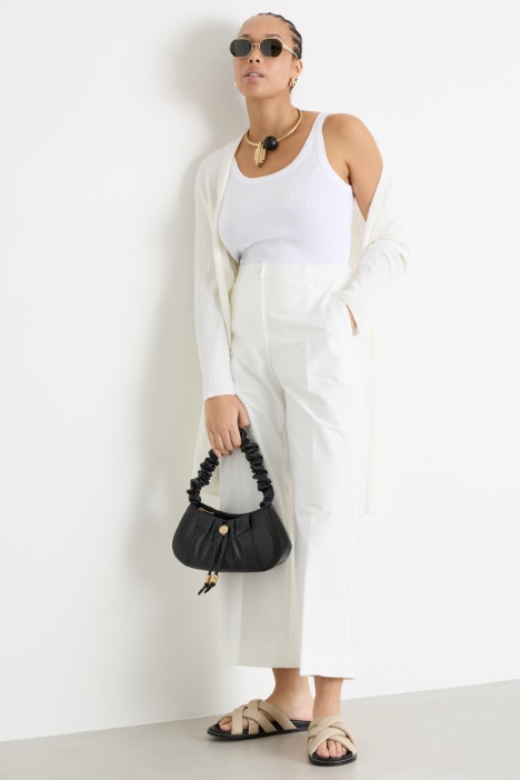 Cardigan open-front a coste Intrend