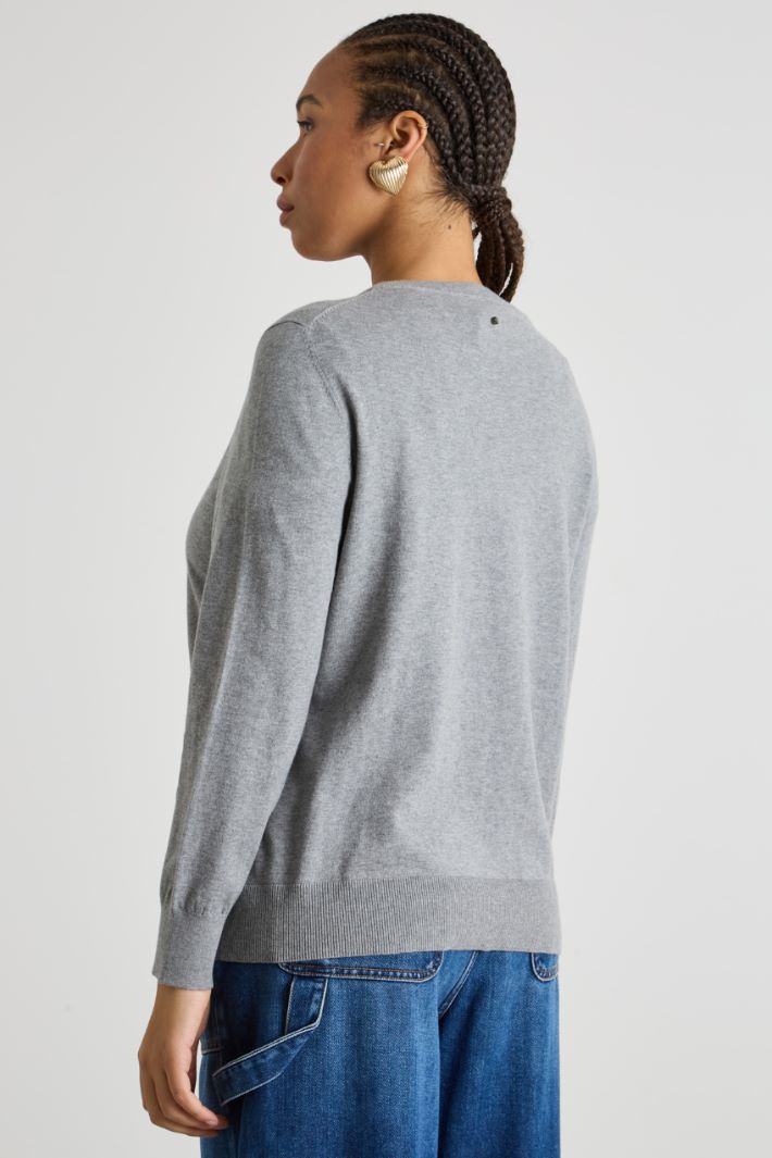 Round-neck cardigan Intrend - 4