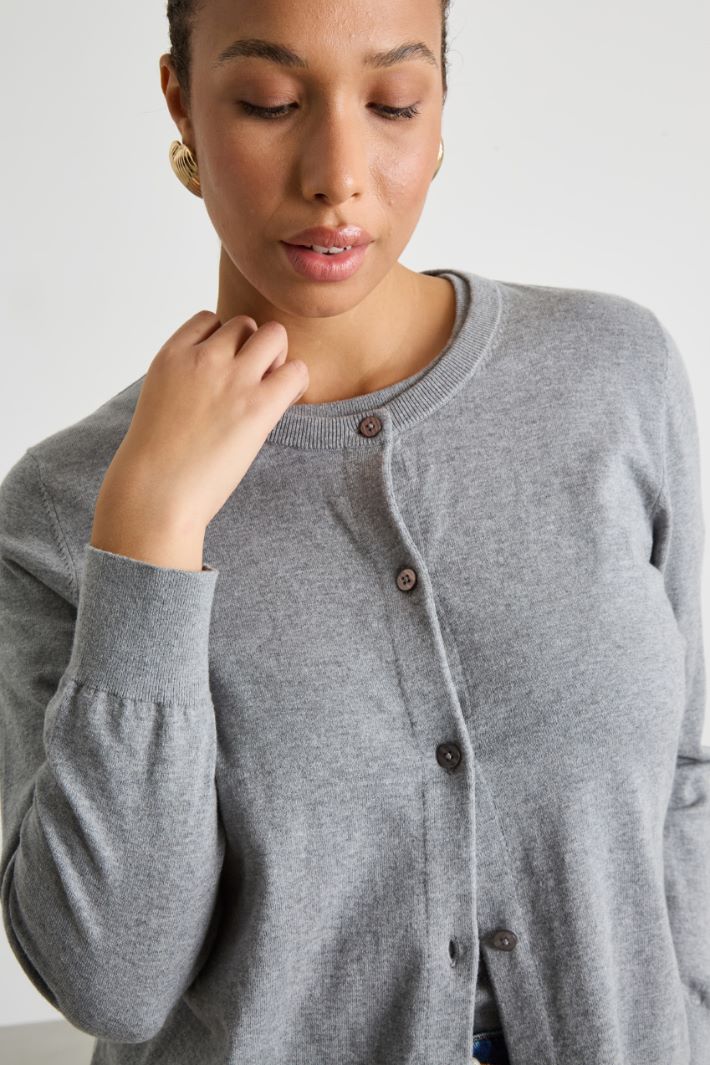 Round-neck cardigan Intrend - 3
