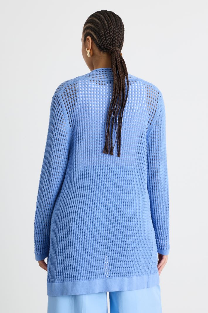 Cardigan a punto traforato Intrend - 4