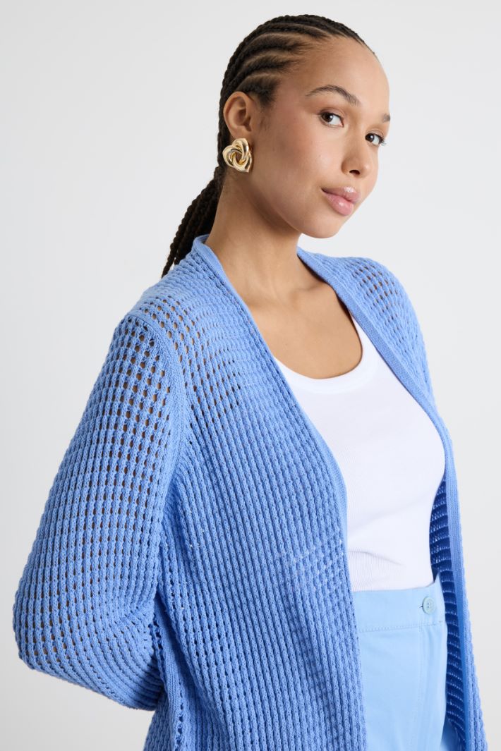Cardigan a punto traforato Intrend - 3