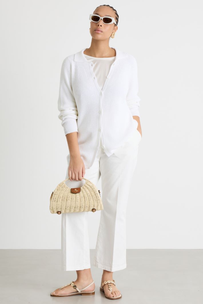 Cardigan modello polo Intrend