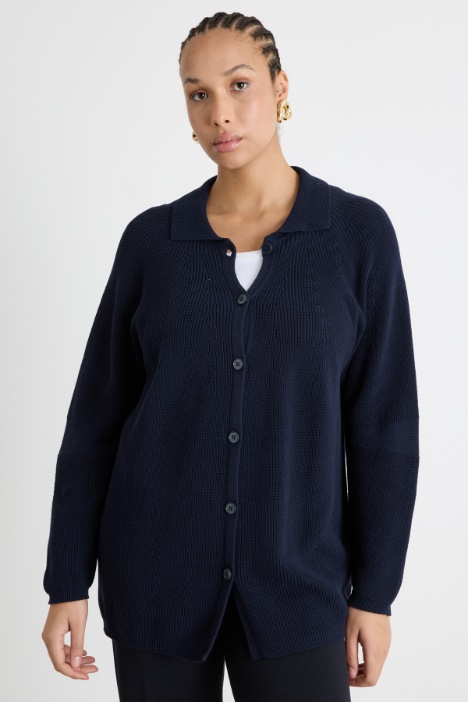 Cardigan modello polo Intrend
