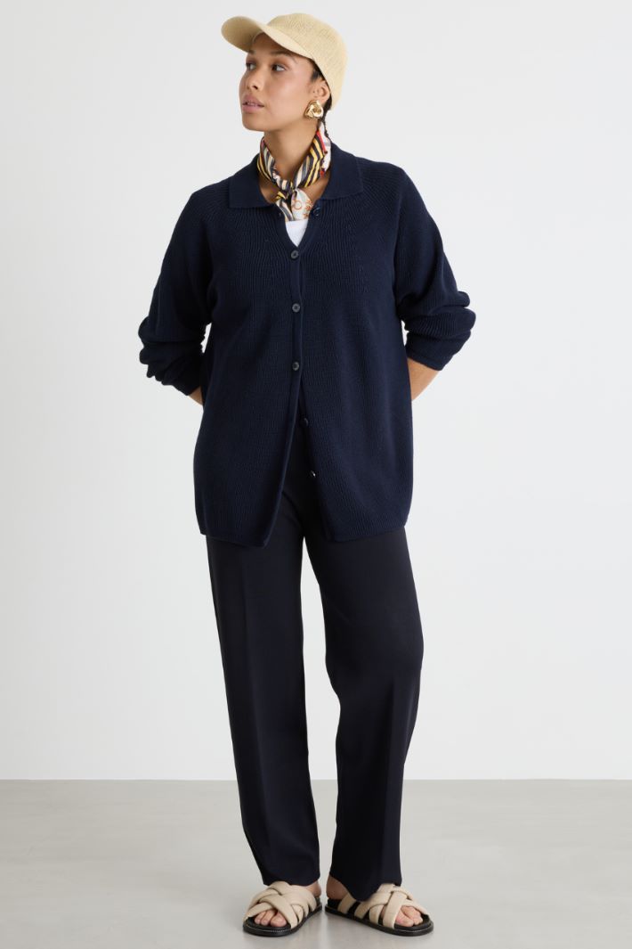 Cardigan modello polo Intrend