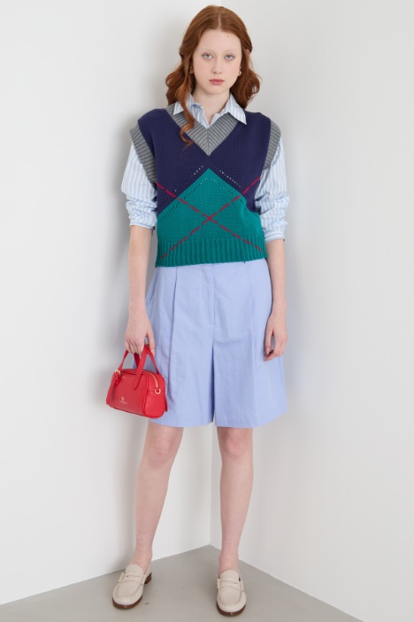 Slim-fit knitted vest Intrend