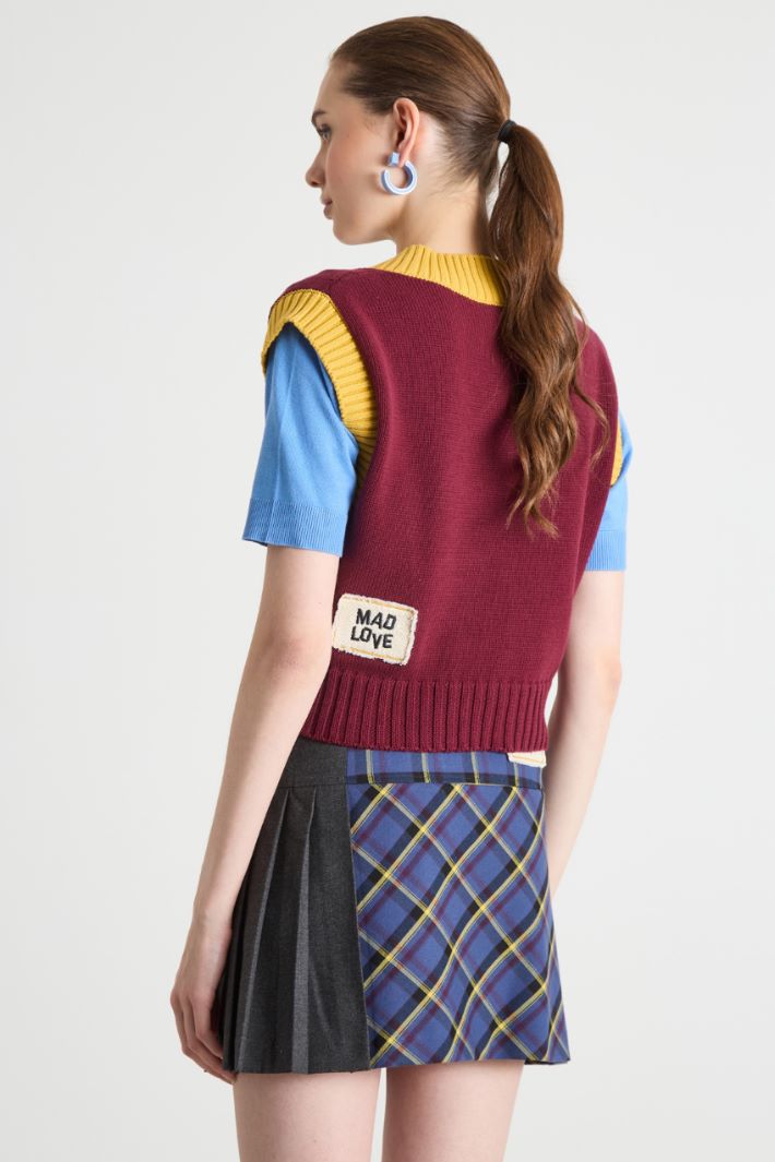 Slim-fit knitted vest Intrend - 4