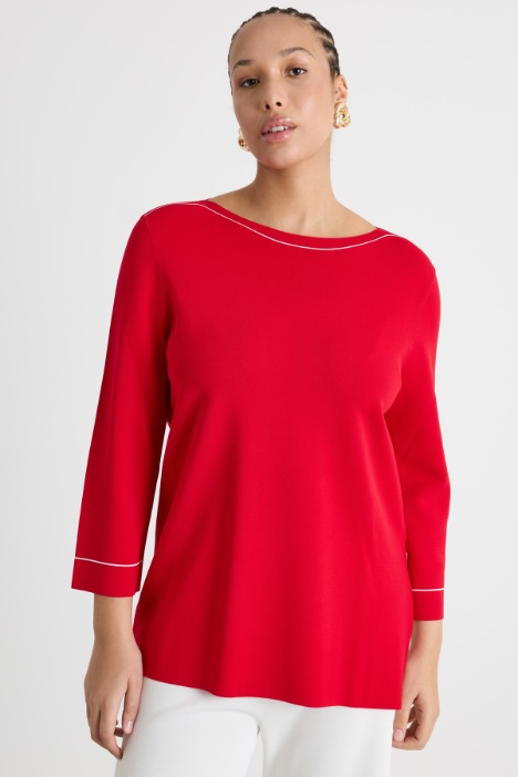 Contrast-Trim Jumper Intrend