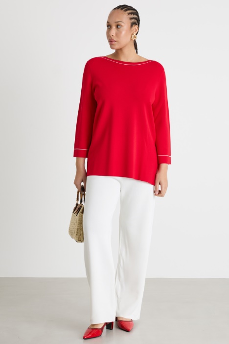 Contrast-Trim Jumper Intrend