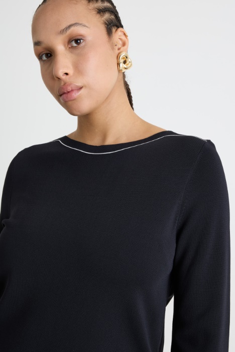 Maglia con dettagli a contrasto