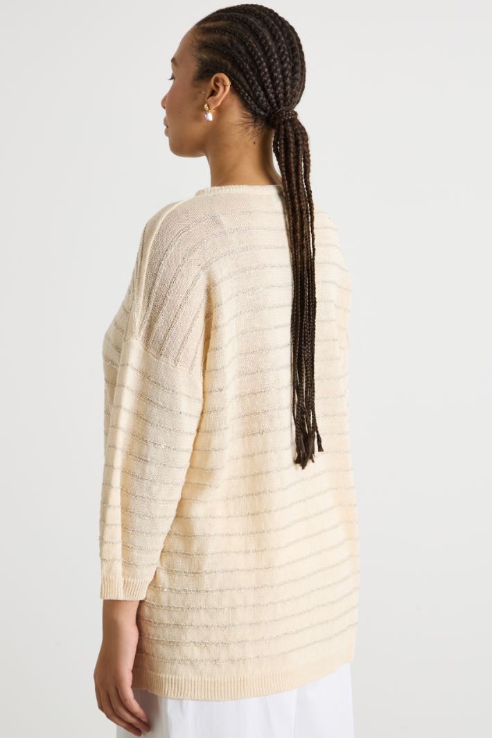Longline sequin jumper Intrend - 4