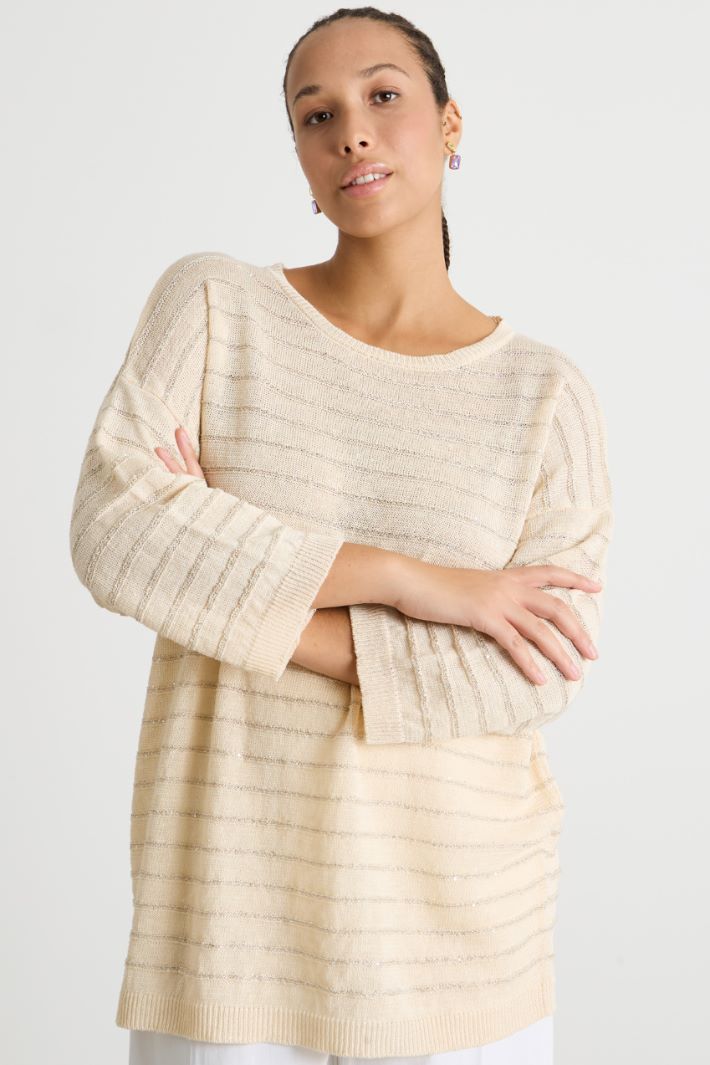 Longline sequin jumper Intrend - 2