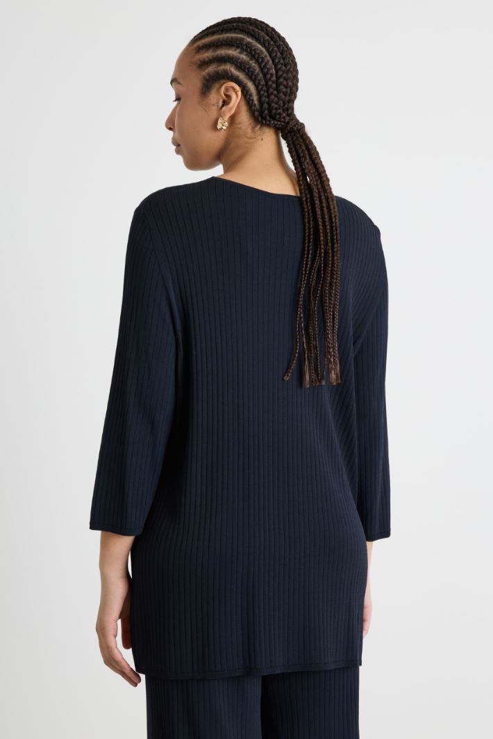 Maglia ampia a coste Intrend - 4