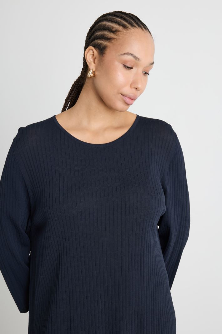 Maglia ampia a coste Intrend - 3