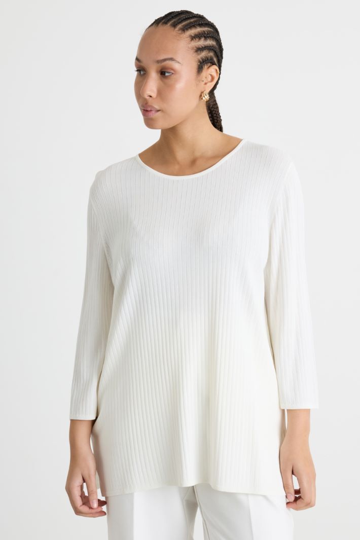 Maglia ampia a coste Intrend - 2