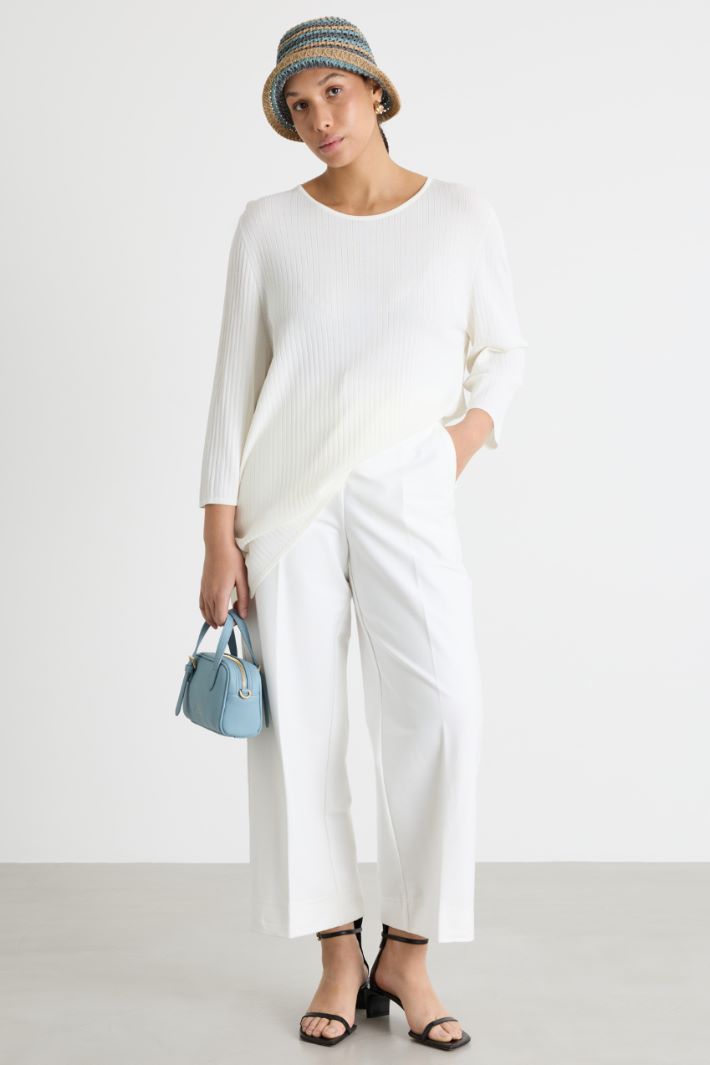 Maglia ampia a coste Intrend