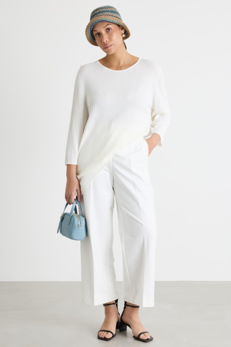 Maglia ampia a coste Intrend