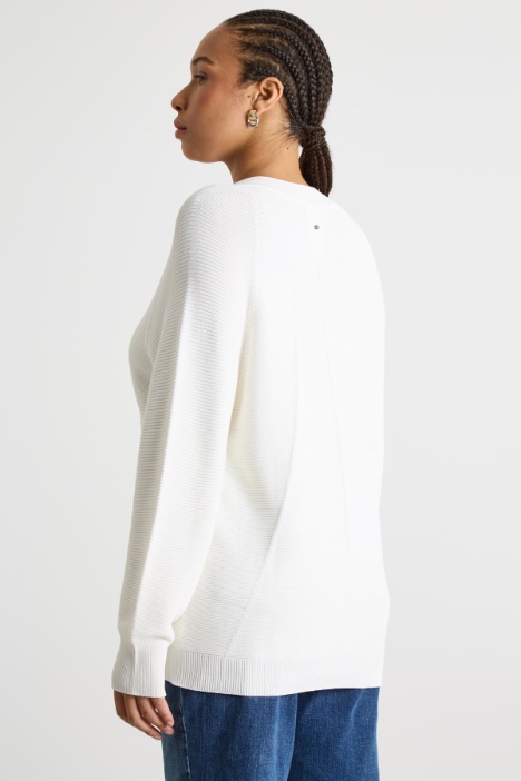 Maglia in filato crepe