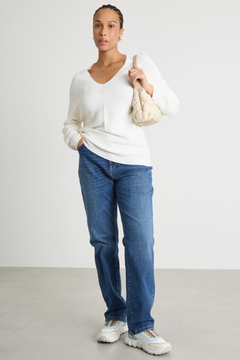 Crepe-knit jumper Intrend