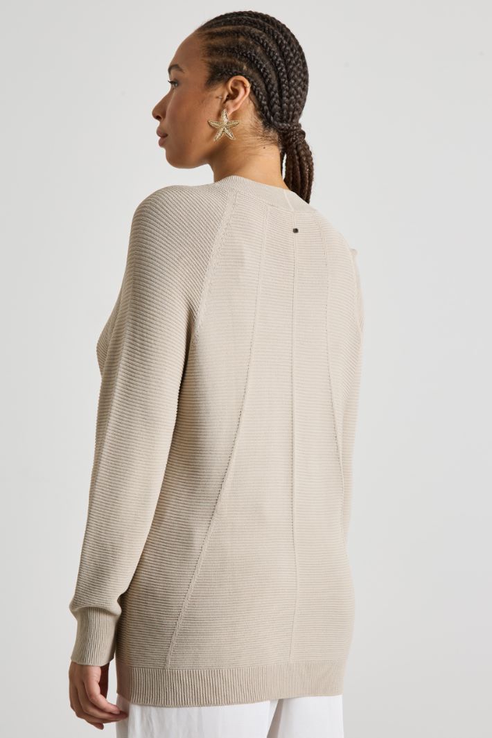 Crepe-knit jumper Intrend - 4