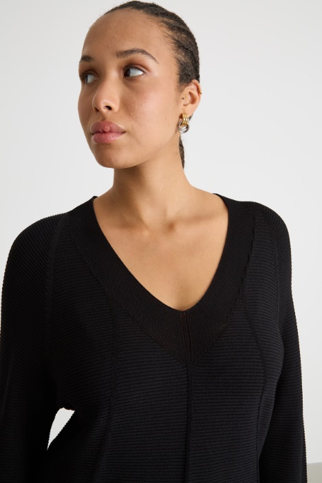 Maglia in filato crepe