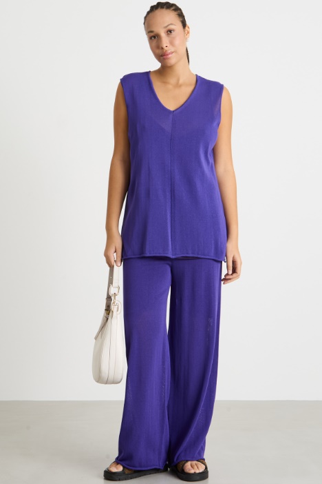 Sleeveless knit top Intrend