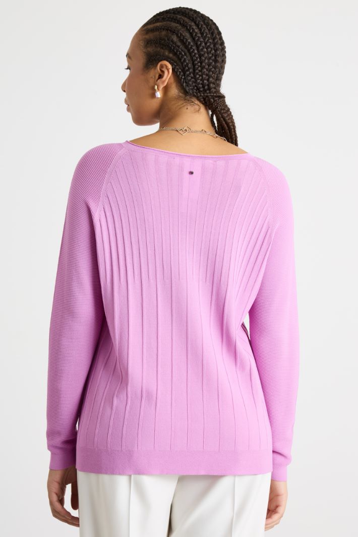 Rib-knit jumper Intrend - 4