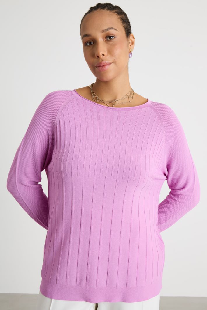Rib-knit jumper Intrend - 2