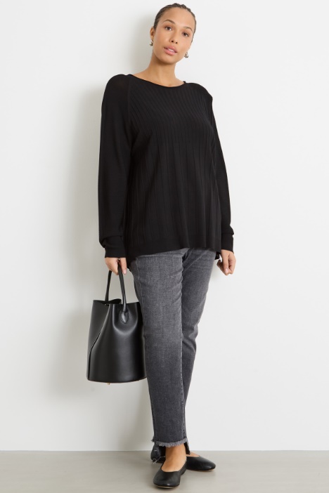 Rib-knit jumper Intrend