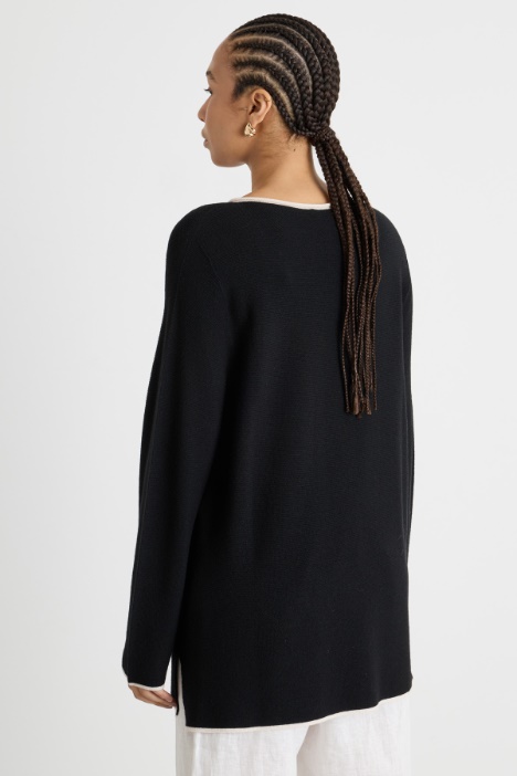 Jersey con perfiles a contraste