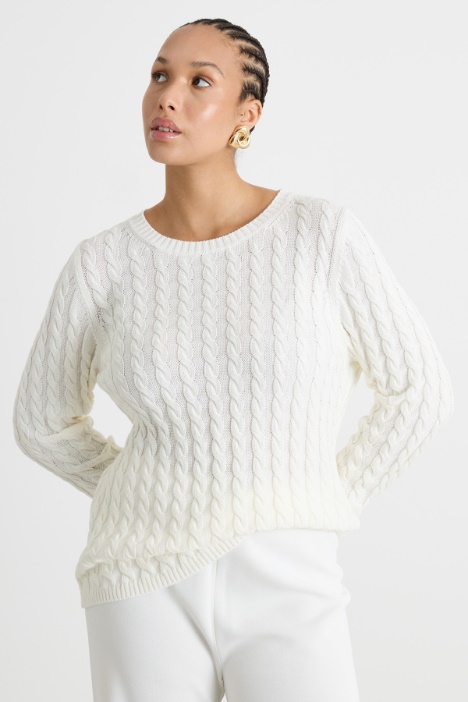 Maglia a trecce Intrend