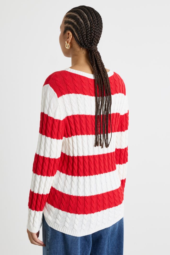 Maglia a trecce Intrend - 4