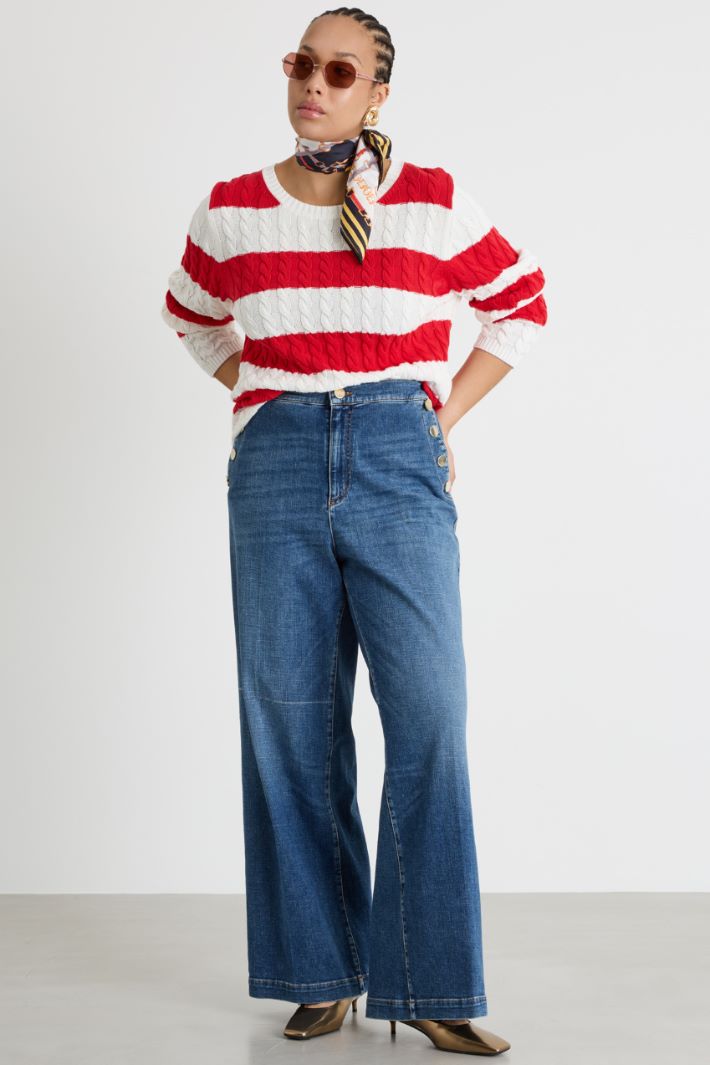 Maglia a trecce Intrend