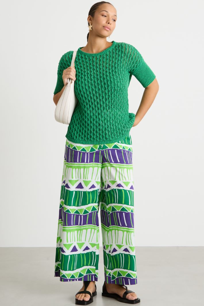 Open-knit ribbon-yarn jumper Intrend