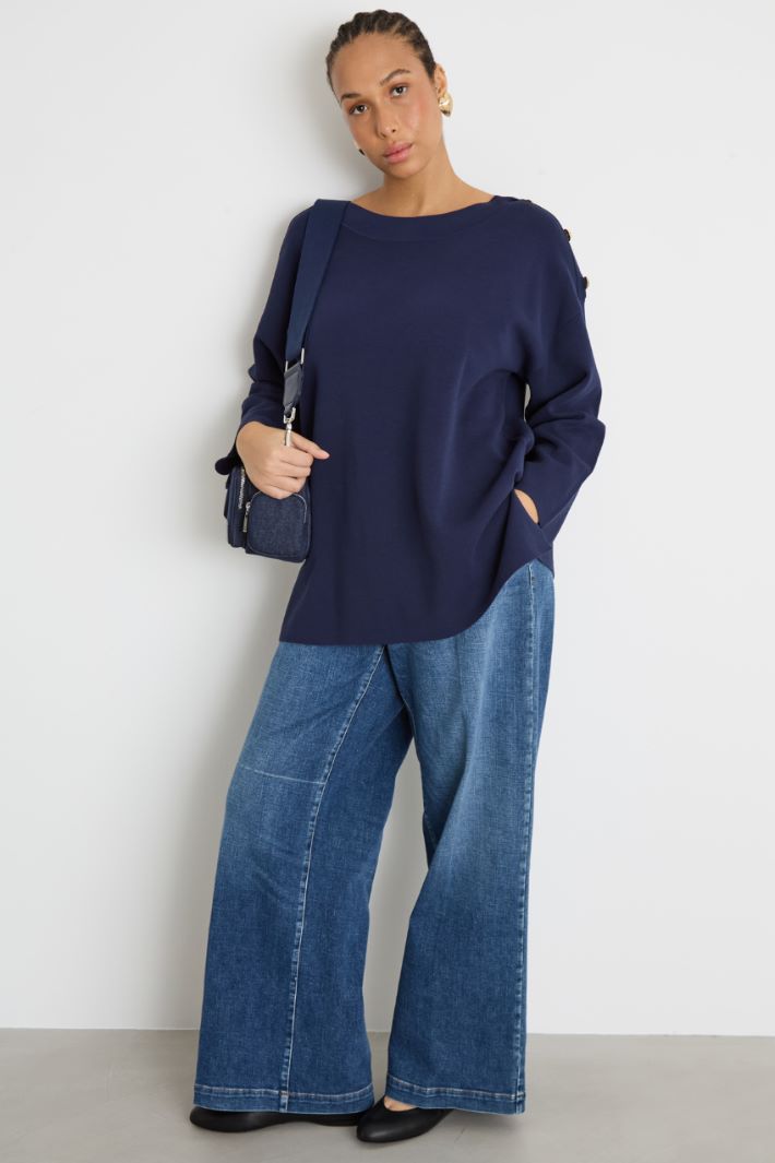 Shoulder-button jumper Intrend