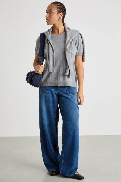 Slim-fit knit top Intrend