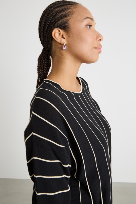 Jersey con nervios en contraste