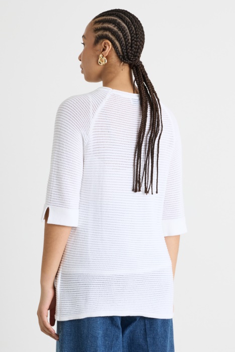 Maglia in filato crepe