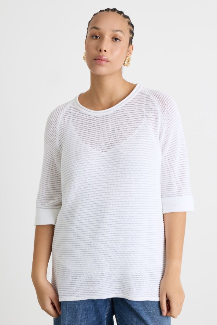 Maglia in filato crepe Intrend - 2