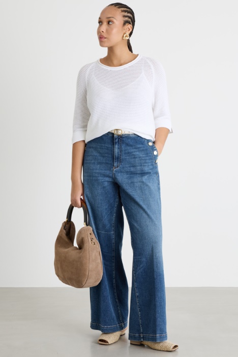 Maglia in filato crepe Intrend