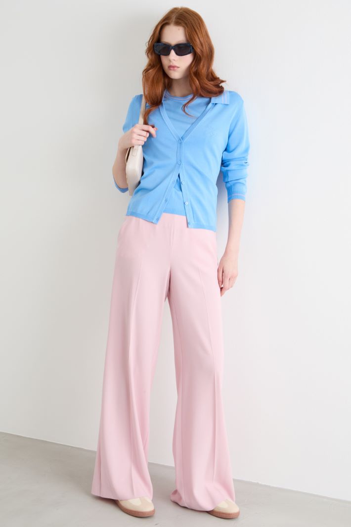 Viscose-blend twin set Intrend