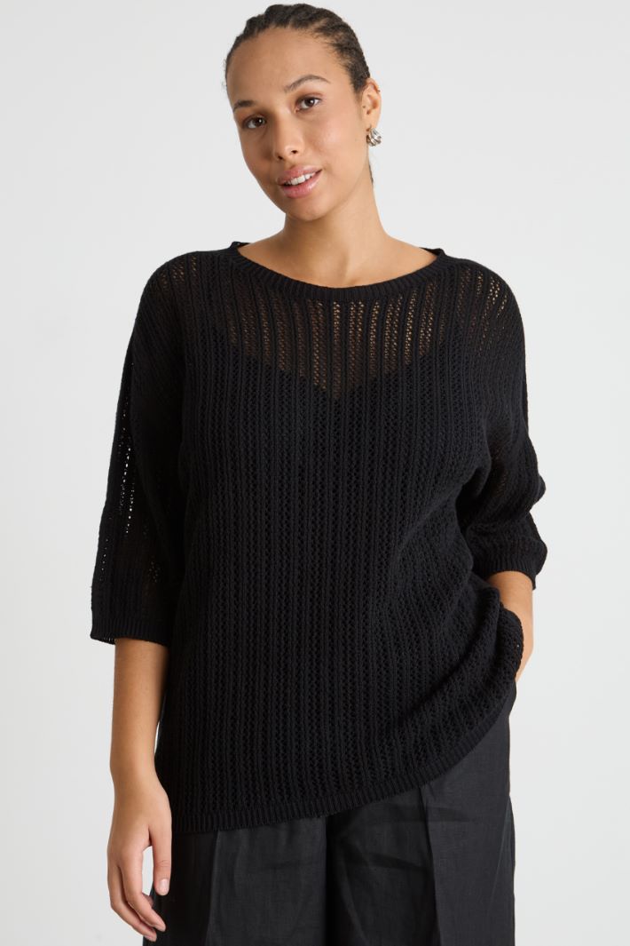 Openwork knit jumper Intrend - 2