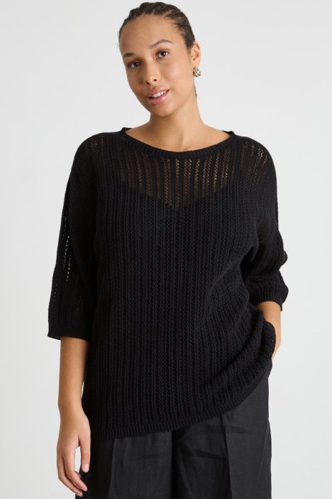 Openwork knit jumper Intrend
