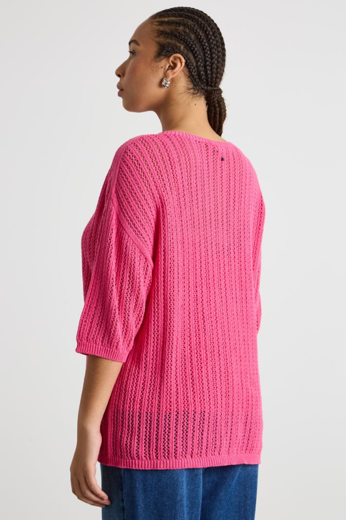 Openwork knit jumper Intrend - 4
