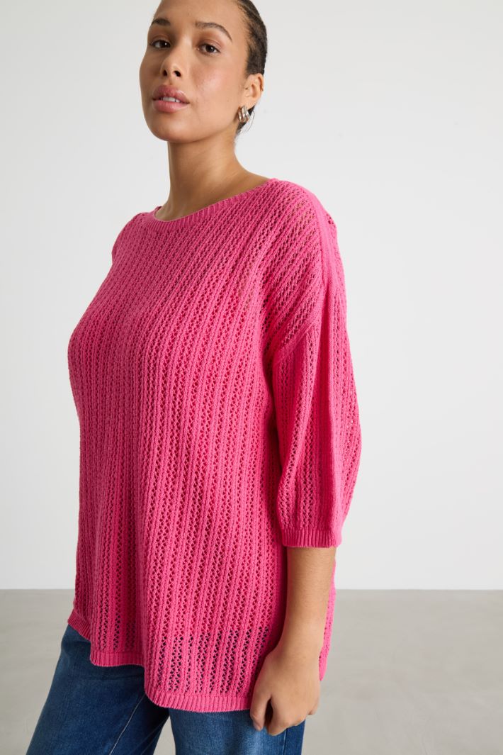 Openwork knit jumper Intrend - 2