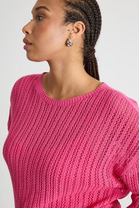 Maglia a punto traforato