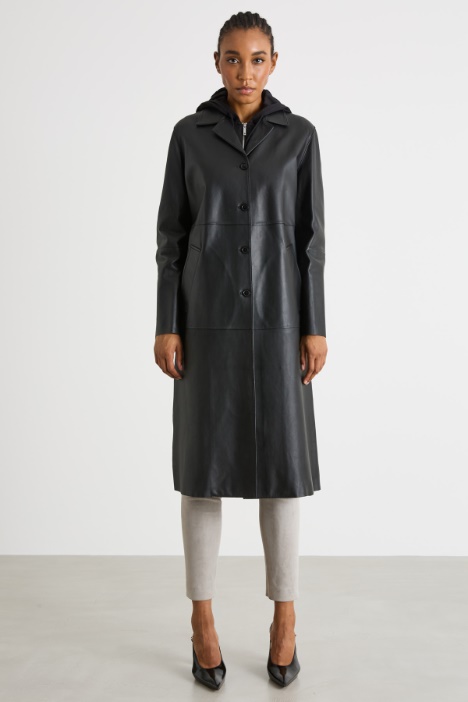 Cappotto in pelle