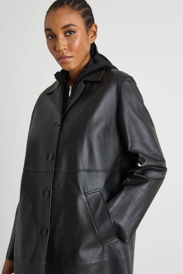 Leather coat Intrend - 3